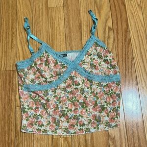 Floral Lace Tank Top